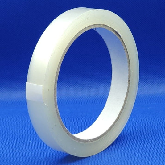 PP acryle tape 12mm 66meter transparant low-noise - Per doos