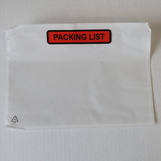 Paklijst "packing list" A6 165 x 122 mm