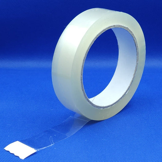 PP acryle tape 25mm 66meter transparant low-noise